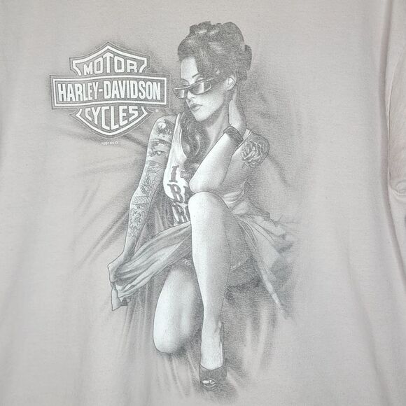 Harley-Davidson Pin Up Girl T Shirt Size XL - Picture 4 of 10